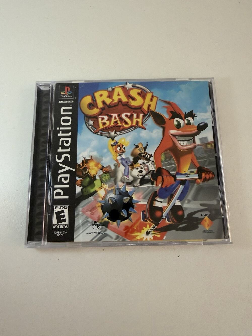 Crash Bash PlayStation 1 - (PS1, 2000) Black Label Tested CIB Ships TODAY! EUC!